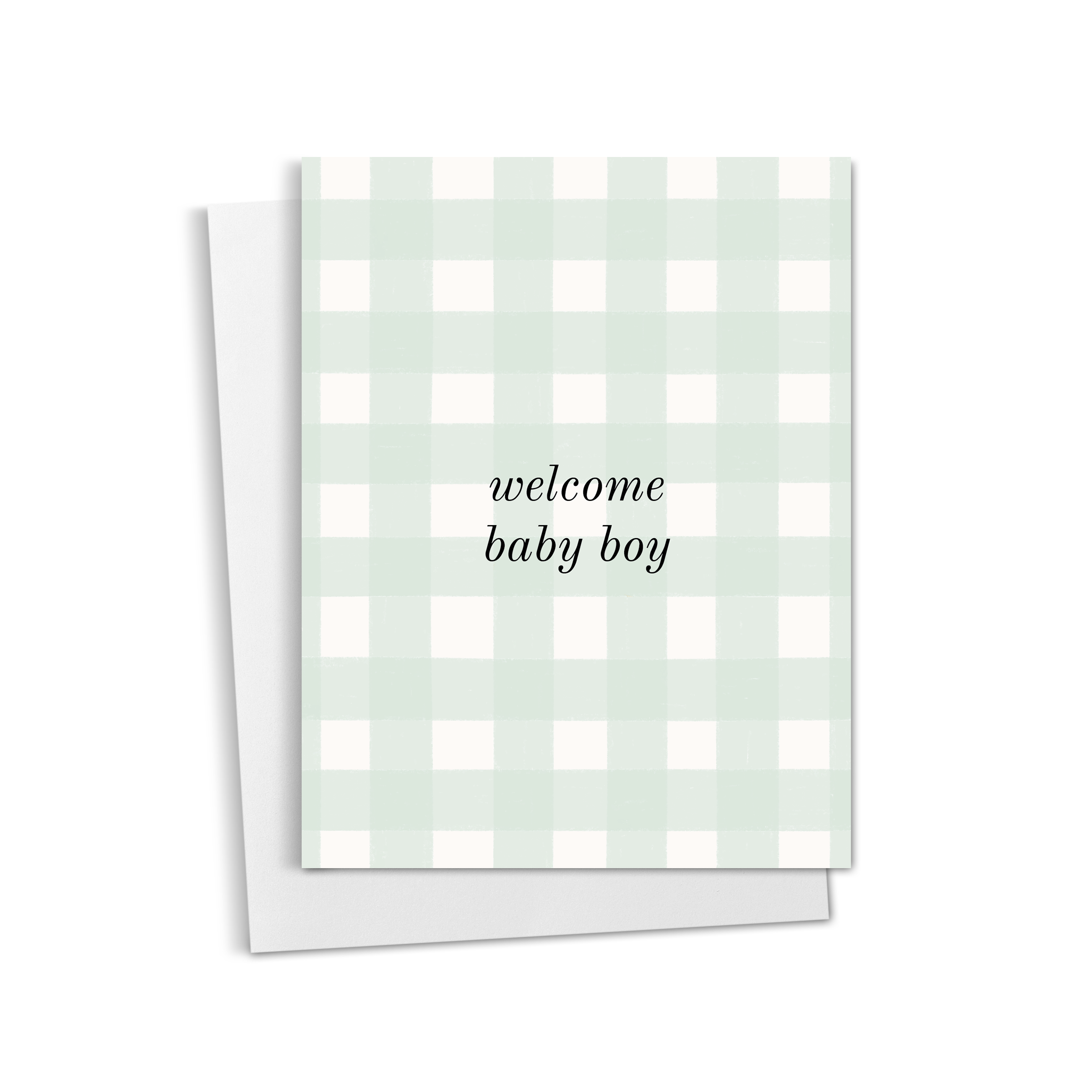 Welcome Baby Boy Greeting Card