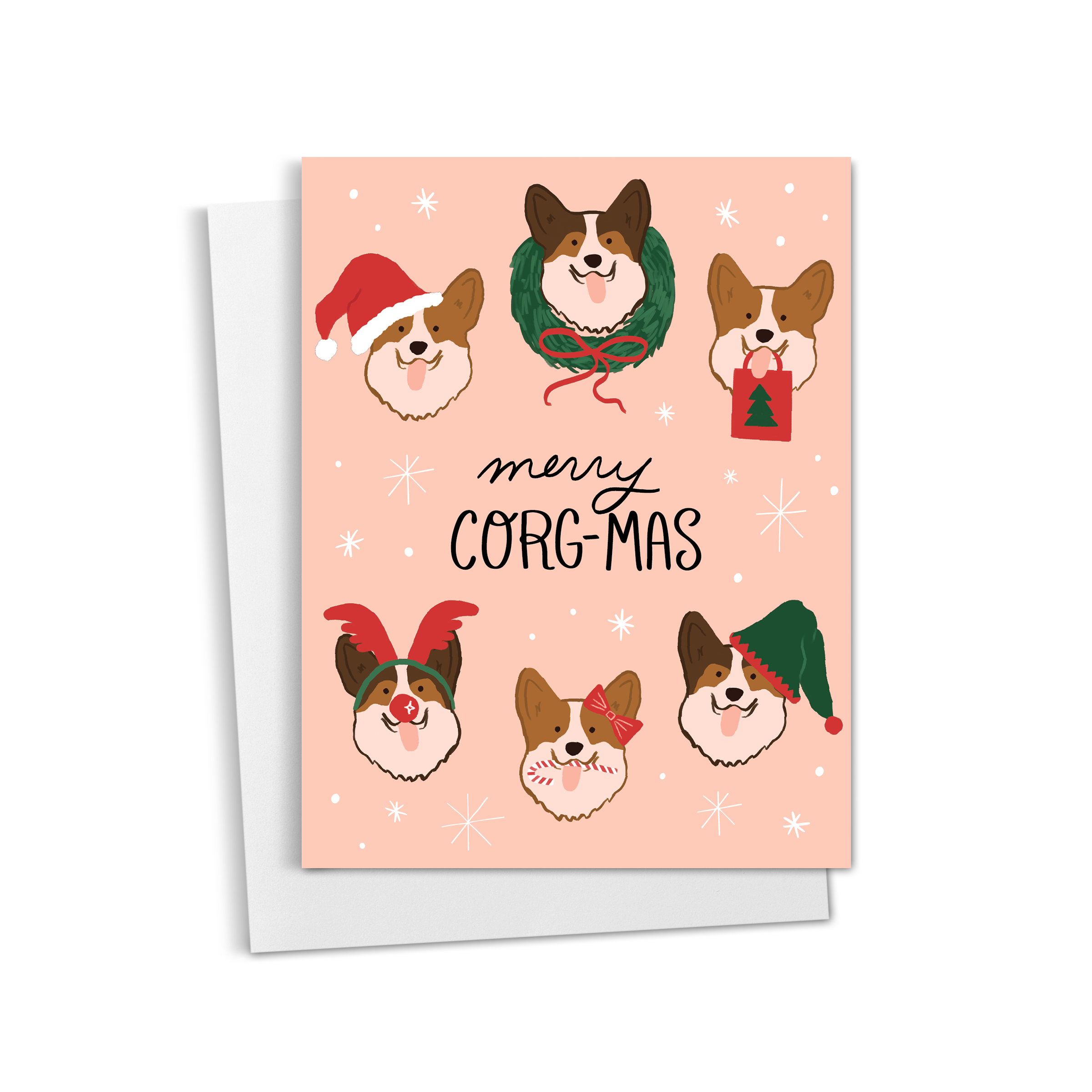 Merry Corg-Mas Holiday Card