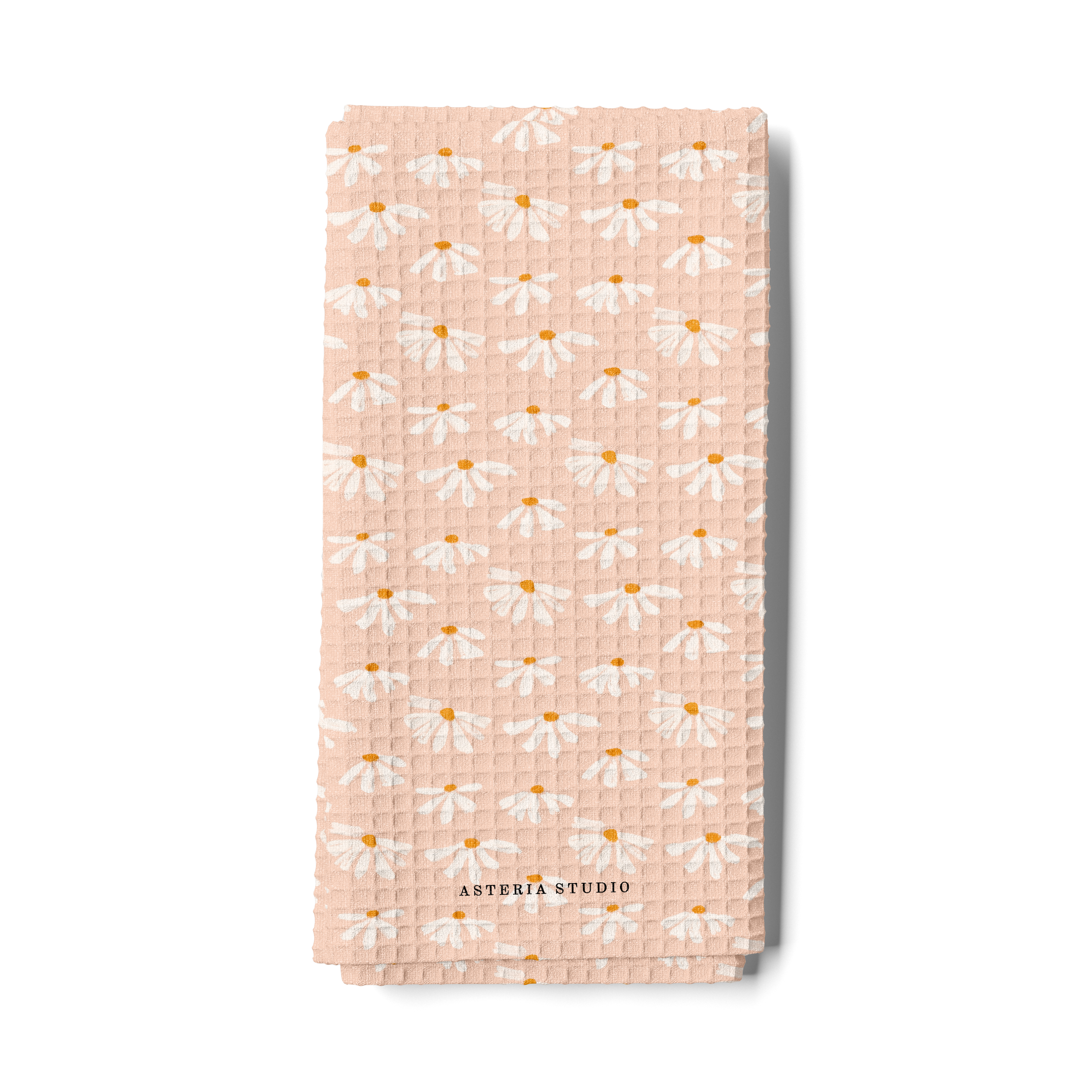 Pink Daisy Tea Towel