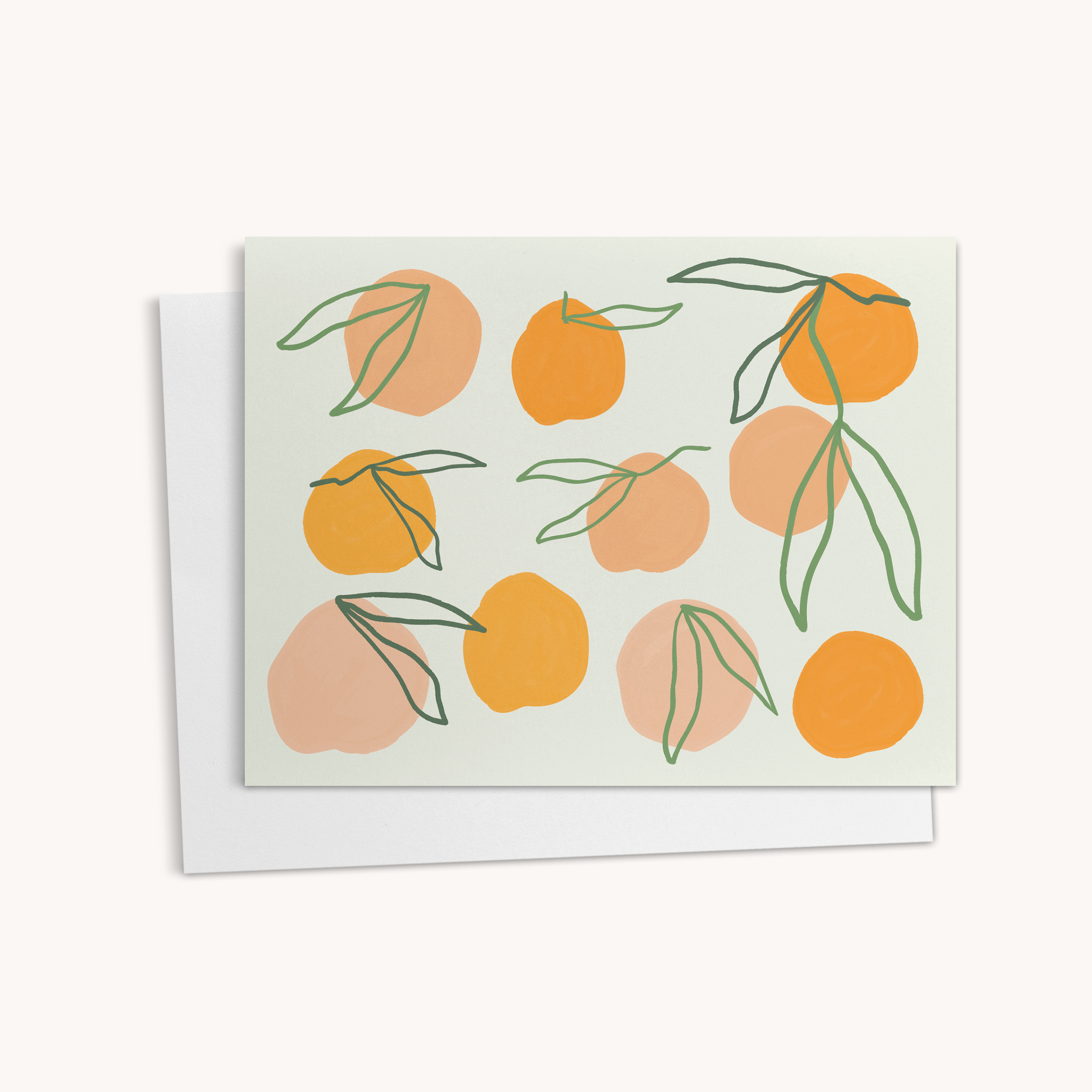 Peaches Notecard Set