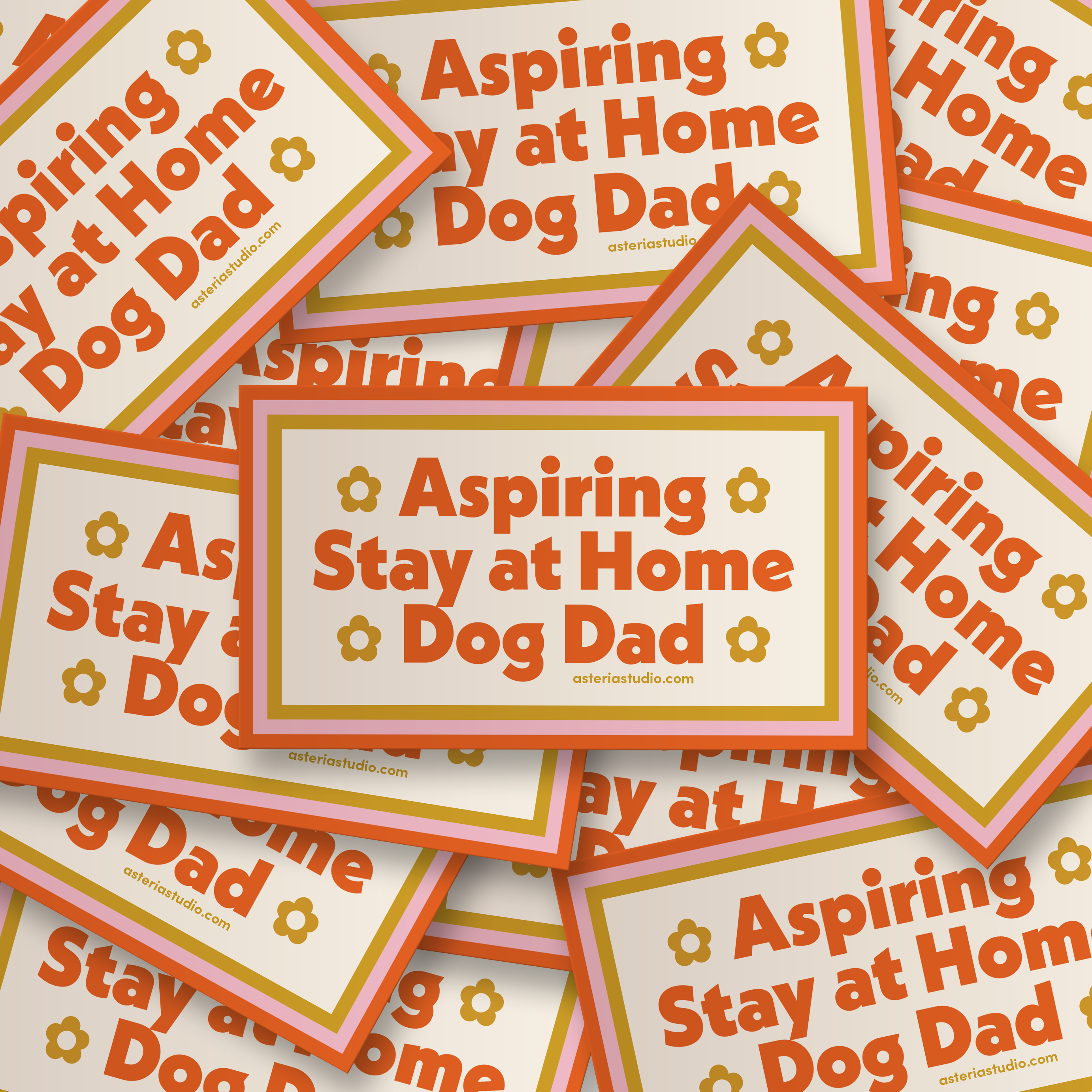 Aspiring Stay at Home Dog Dad Sticker