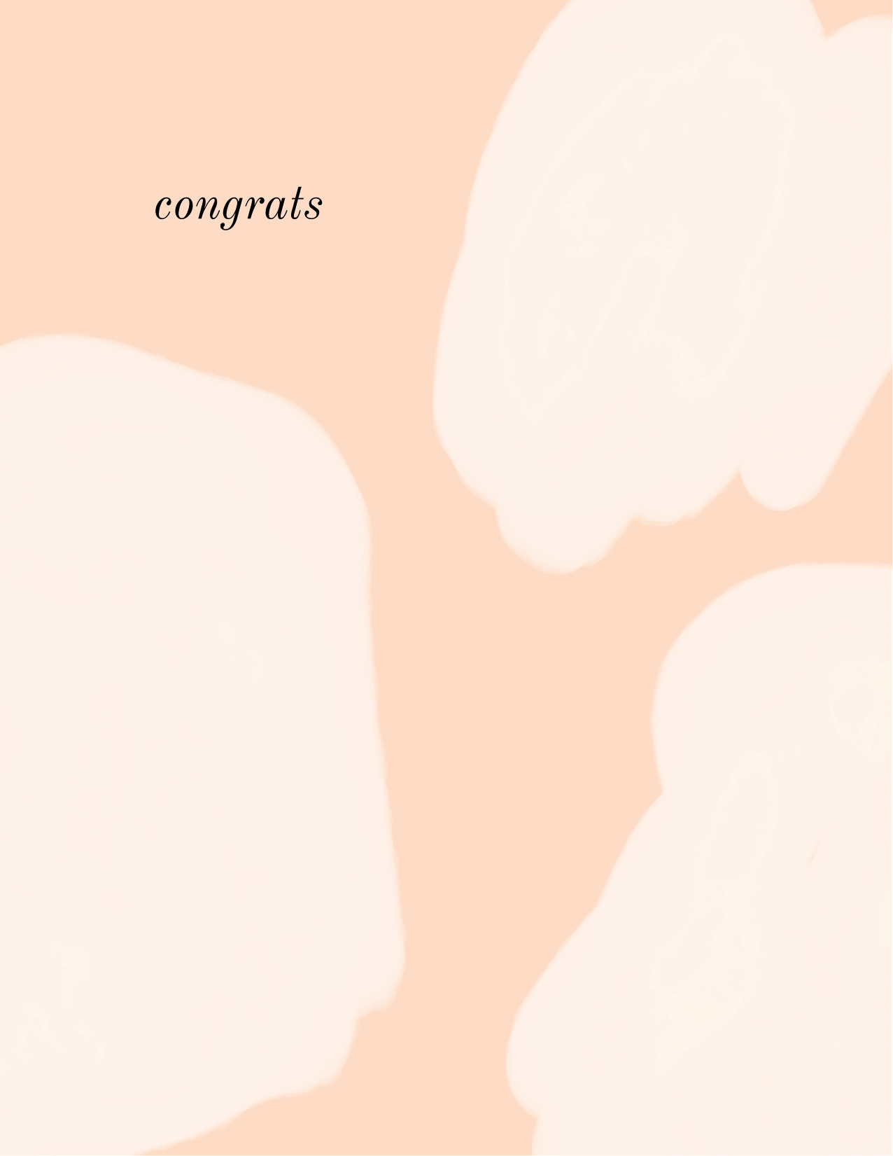 Abstract Congratulations Greeting Card